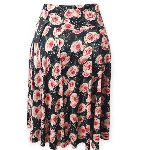 Dresses & Skirts - Floral Print Midi Skirt